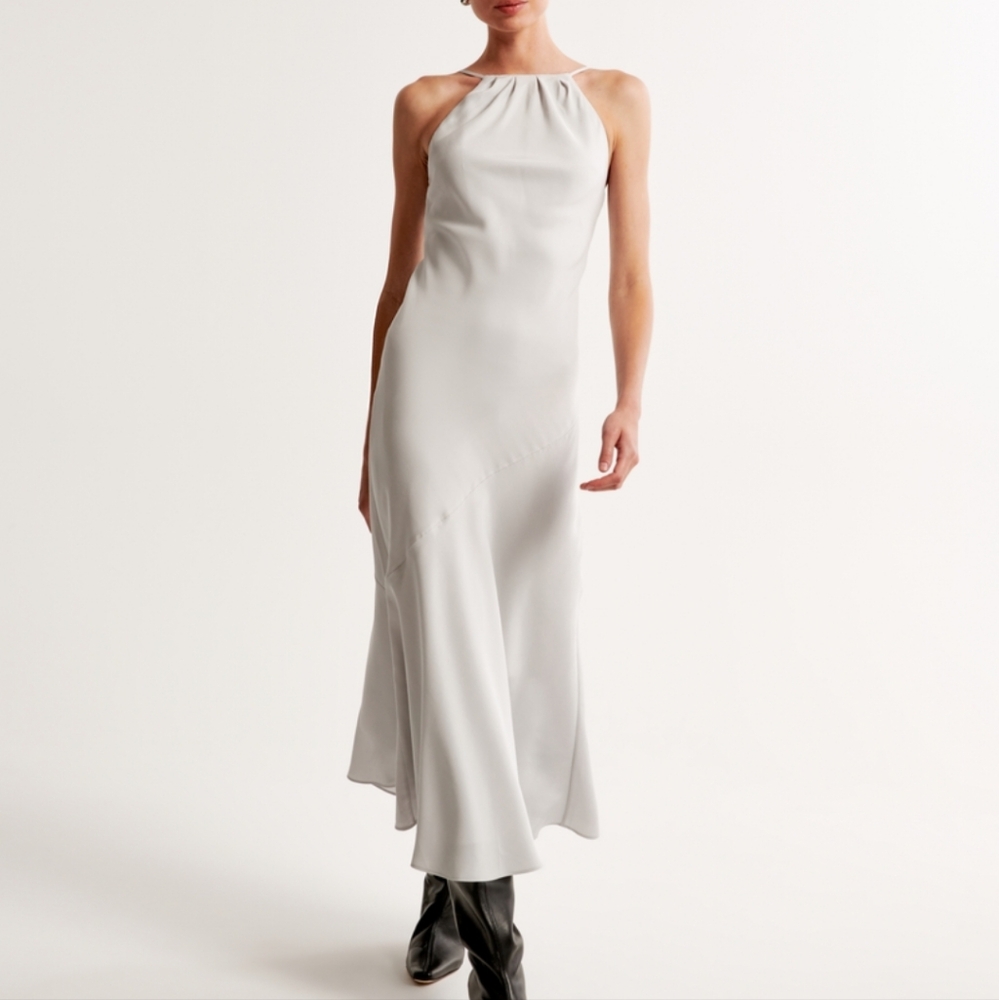 Abercrombie High-neck Maxi Dress NWT